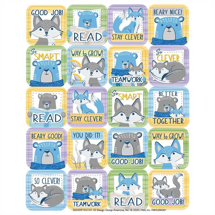 A CLOSE-KNIT CLASS STICKERS 120PIECES