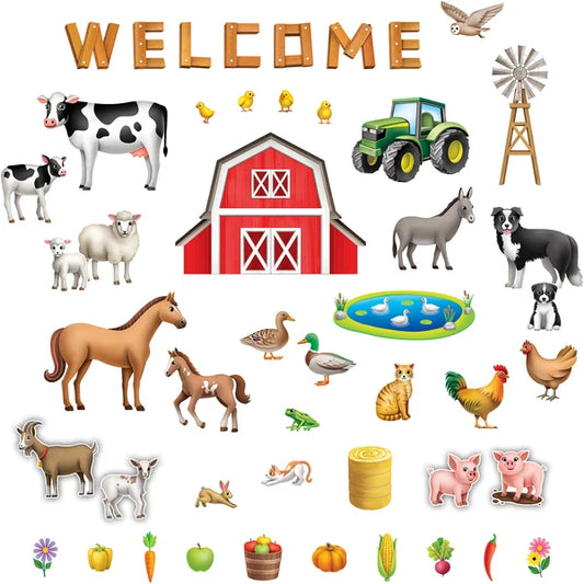 THE FARM BULLETIN BOARD SET 53 PCS