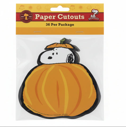 Peanuts Fall Pumpkins Cut-Outs