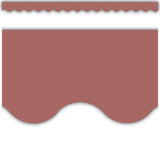 DEEP ROSE SCALLOPED BORDER TRIM