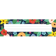 WILDFLOWERS FLAT NAME PLATES 36 PCS