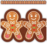 GINGERBREAD COOKIES DIE-CUT BORDER TRIM