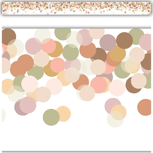 CALMING CONFETTI STRAIGHT BORDER TRIM