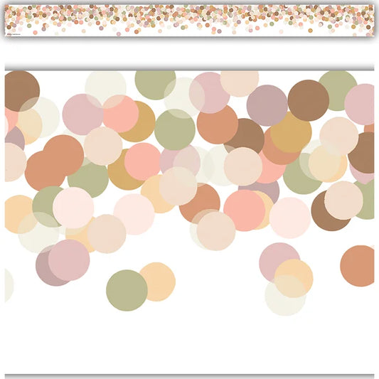 CALMING CONFETTI STRAIGHT BORDER TRIM