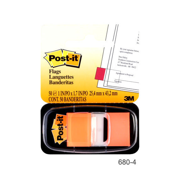 POST IT FLAGS ORANGE