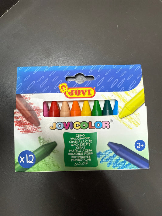 CRAYONS JUMBO ASSORTED COLOR PQ.12