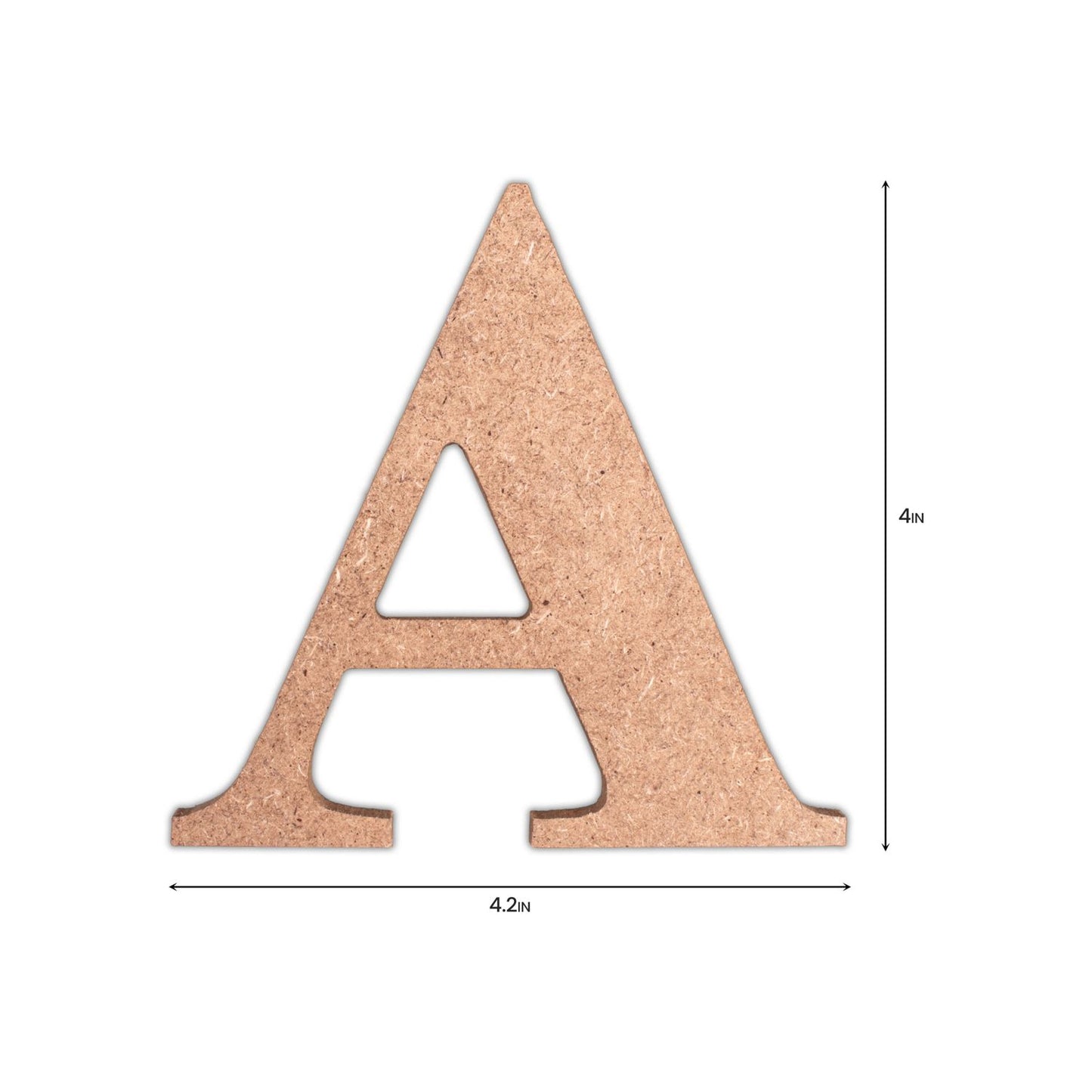 A Little Birdie MDF Alphabets Upper Case | 4" | 1 Pkg