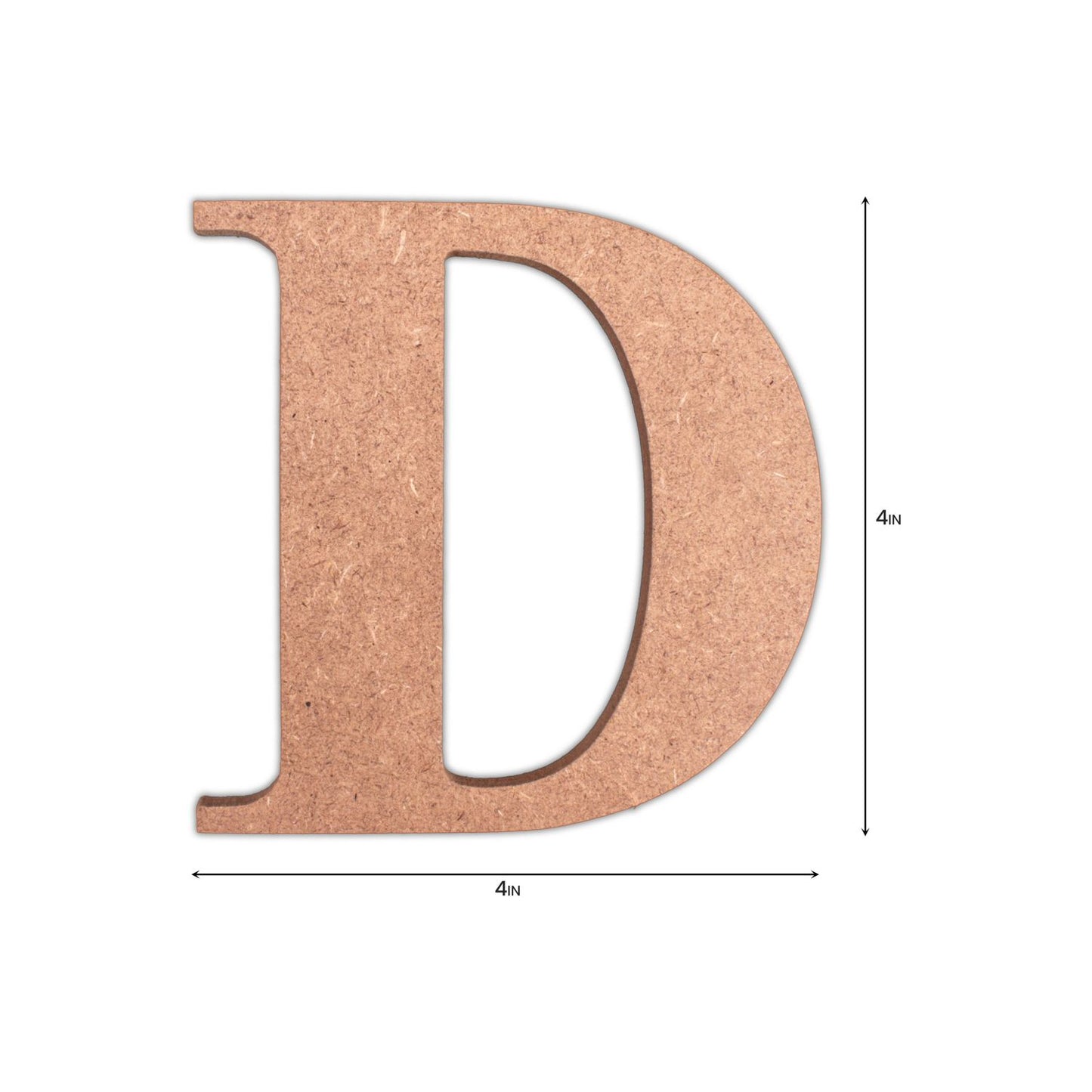 D Little Birdie MDF Alphabets Upper Case | 4" | 1 Pkg
