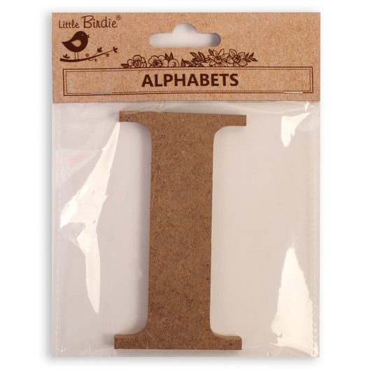 I Little Birdie MDF Alphabets Upper Case | 4" | 1 Pkg