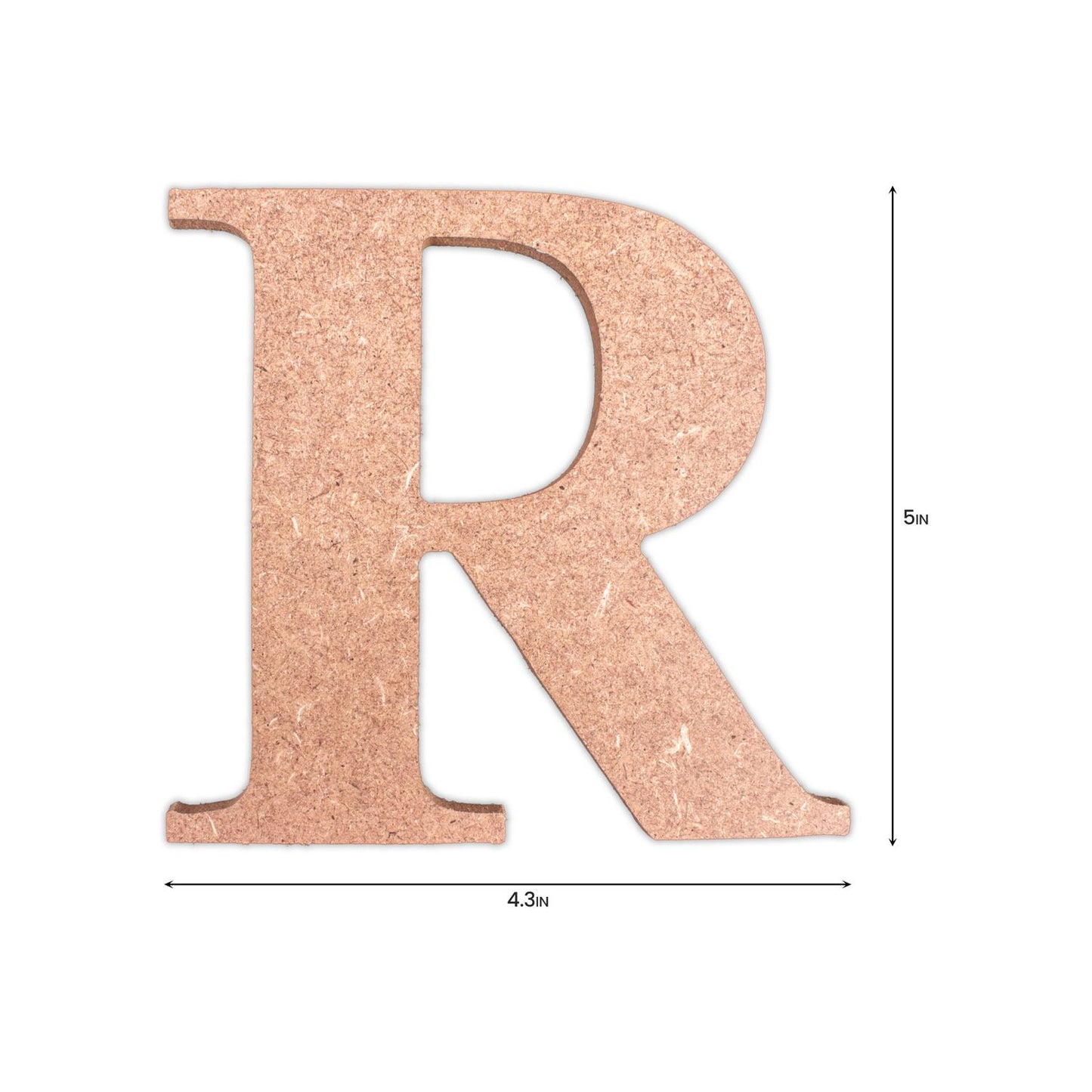 R Little Birdie MDF Alphabets Upper Case | 4" | 1Pkg