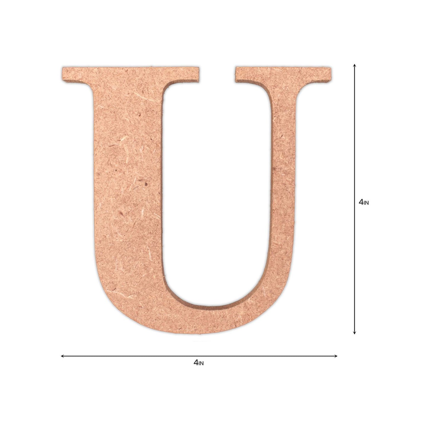 U Little Birdie MDF Alphabets Upper Case | 4" | 1Pkg