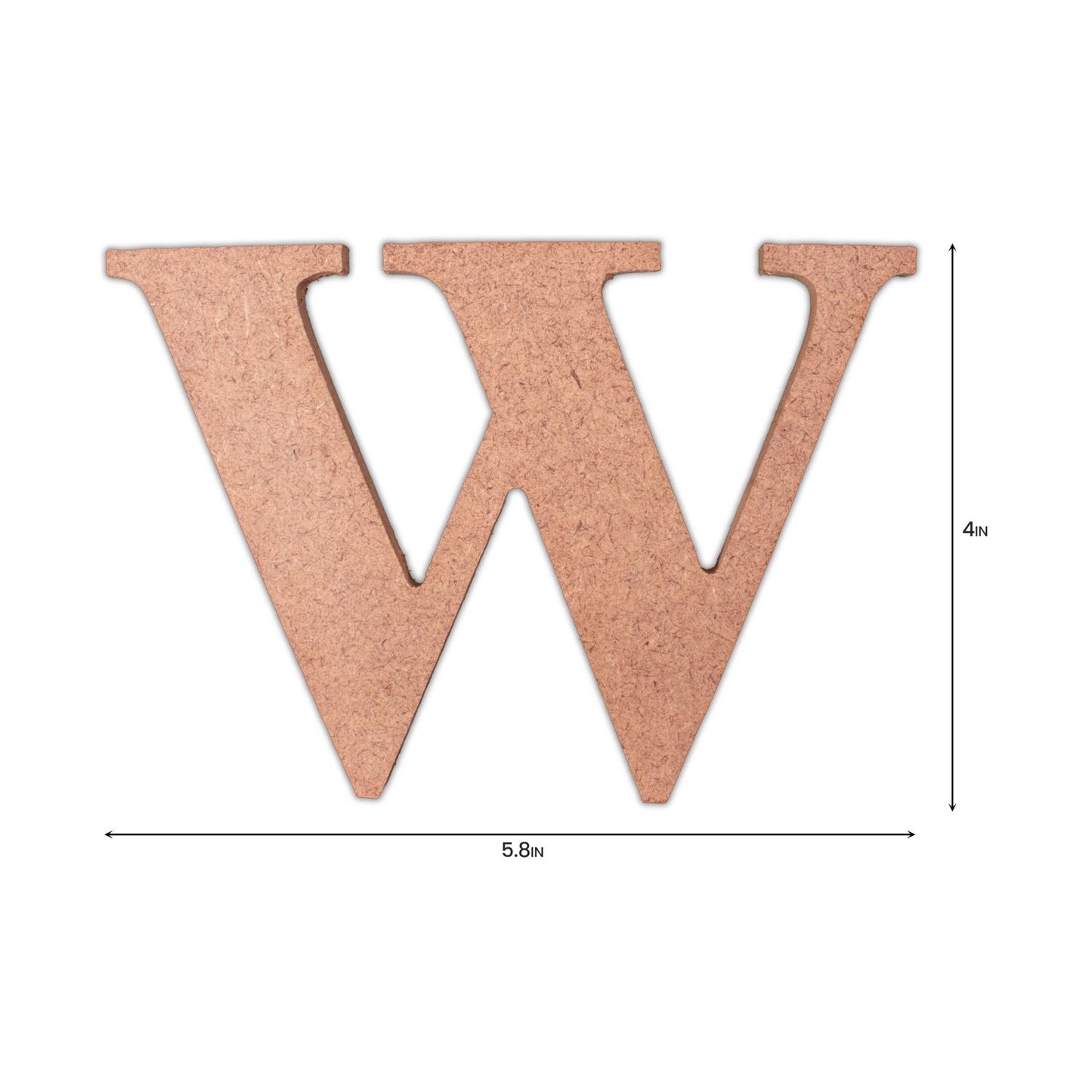 W Little Birdie MDF Alphabets Upper Case | 4" | 1Pkg