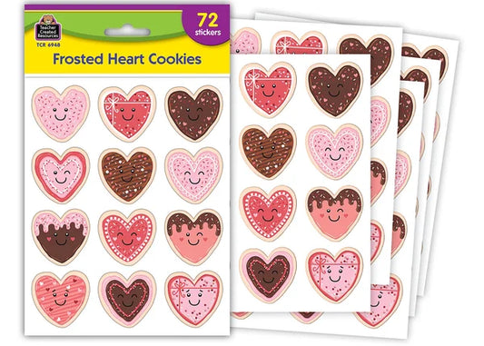 FROSTED HEART COOKIES STICKERS