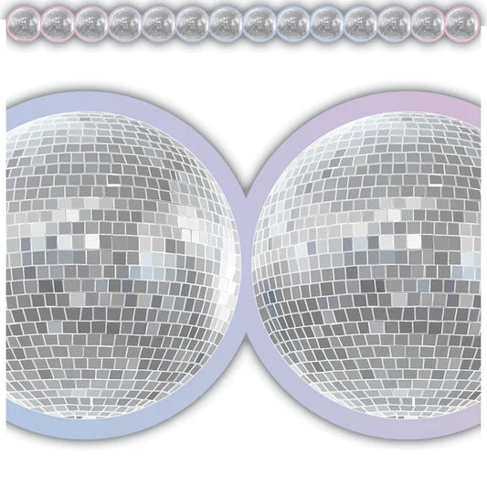 DISCO BALLS DIE-CUT BORDER TRIM