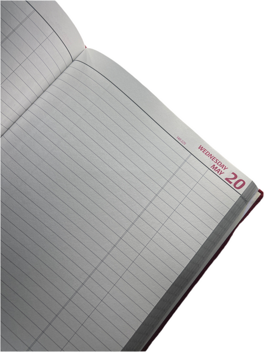 AGENDA DIARIA JOURNAL ROJA