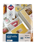 Mac Laser Labels 1/2” x 1 3/4”