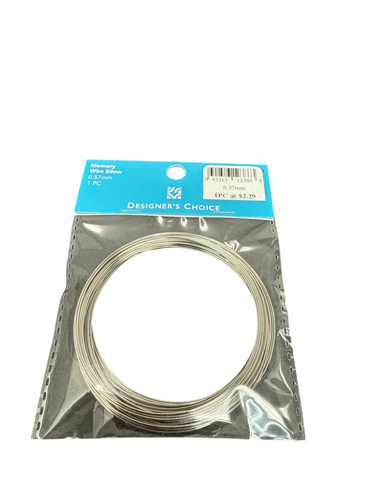 MEMORY WIRE SILVER 57MM