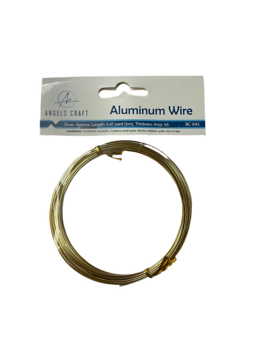 ALUMINUM WIRE GOLD 0.4INX5.47YD