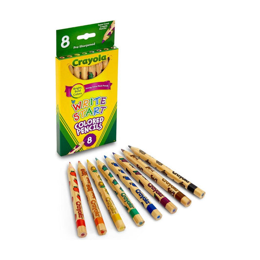 COLORED PENCILS WRITE START PQT. 8