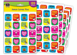JESUS LOVES YOU STICKERS 120 STICKERS
