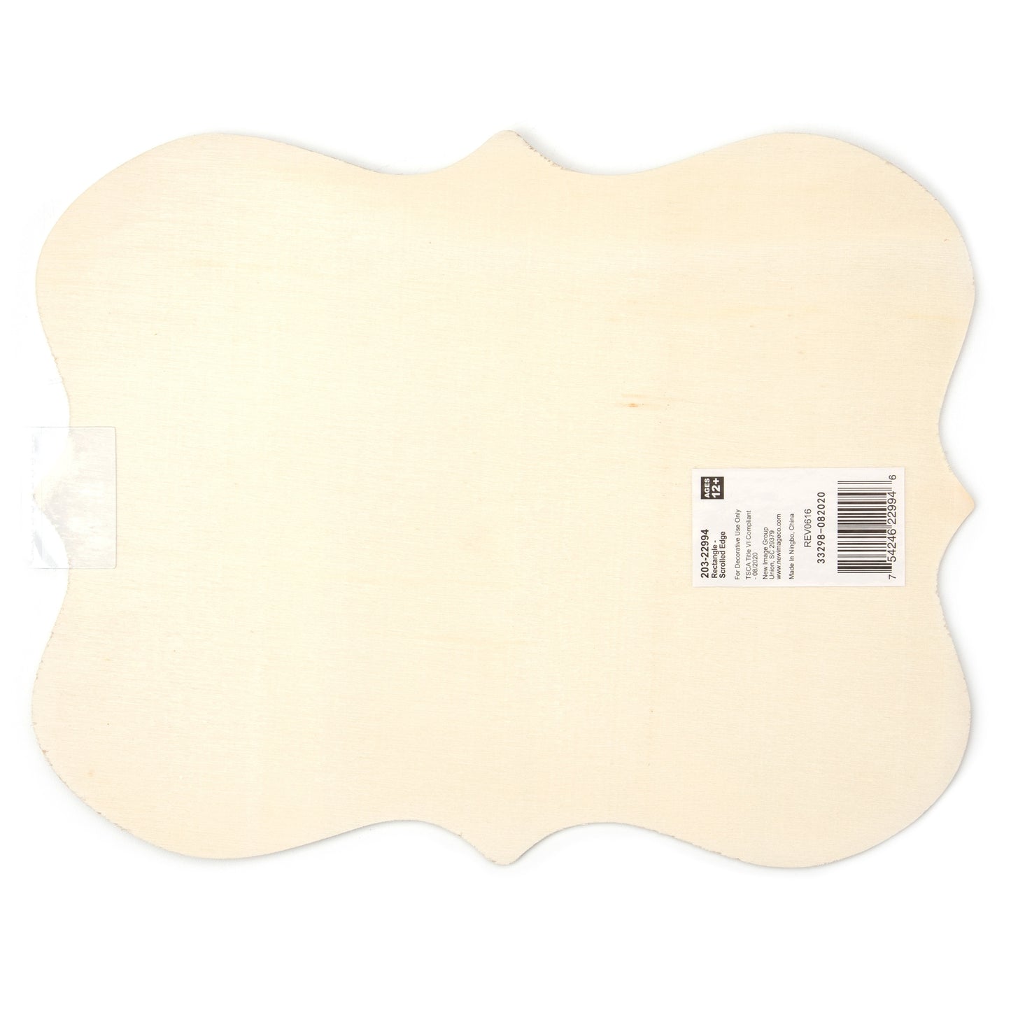 CousinDIY Rectangle Unfinished Wood Shape
