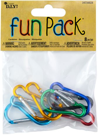 Assorted Carabiner | 8 pkg