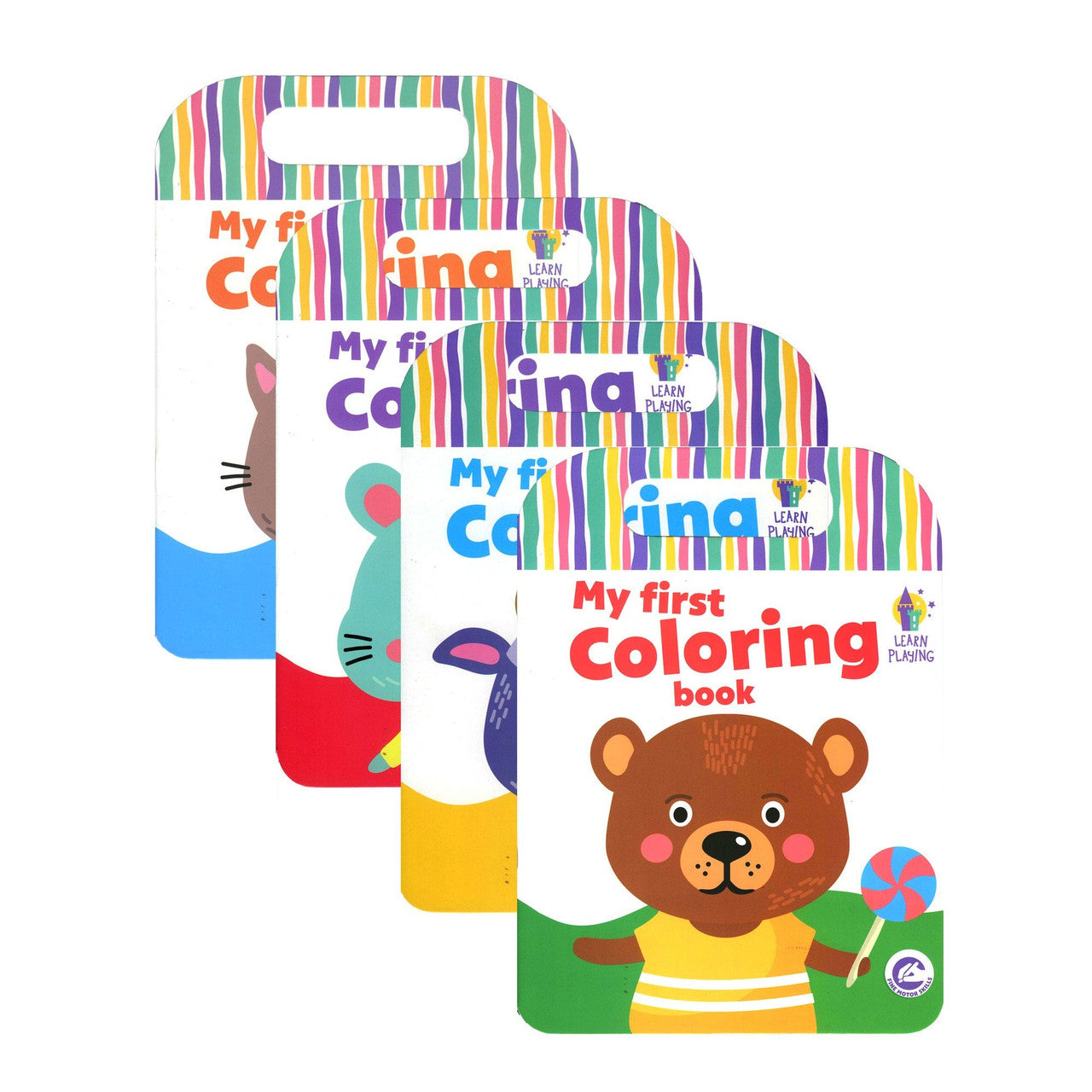 MY FIRST COLORING BOOK W/HANDLE