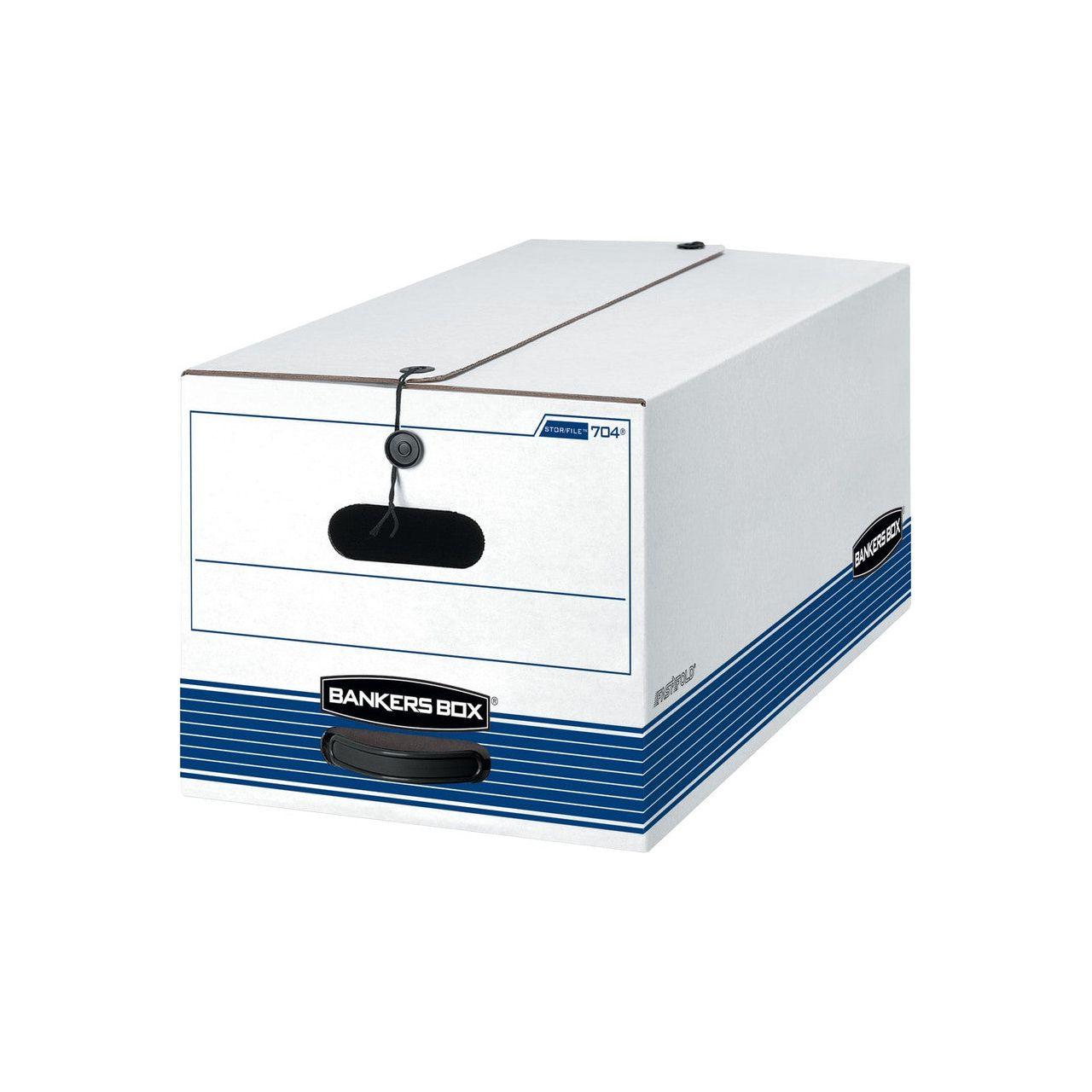 STORAGE BOX ECONOMIC 704 W/STRING LETTER 12 PC