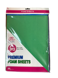 FOAM SHEETS HOT COLORS 5PCS 9'X12'