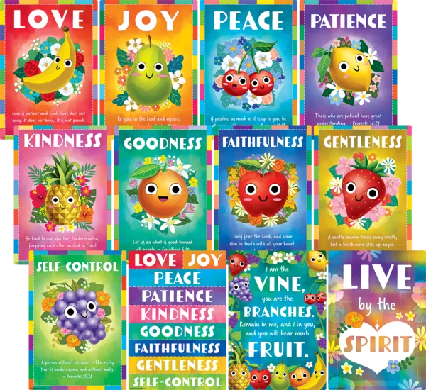 FRUIT OF THE SPIRIT SMALL POSTER PACK