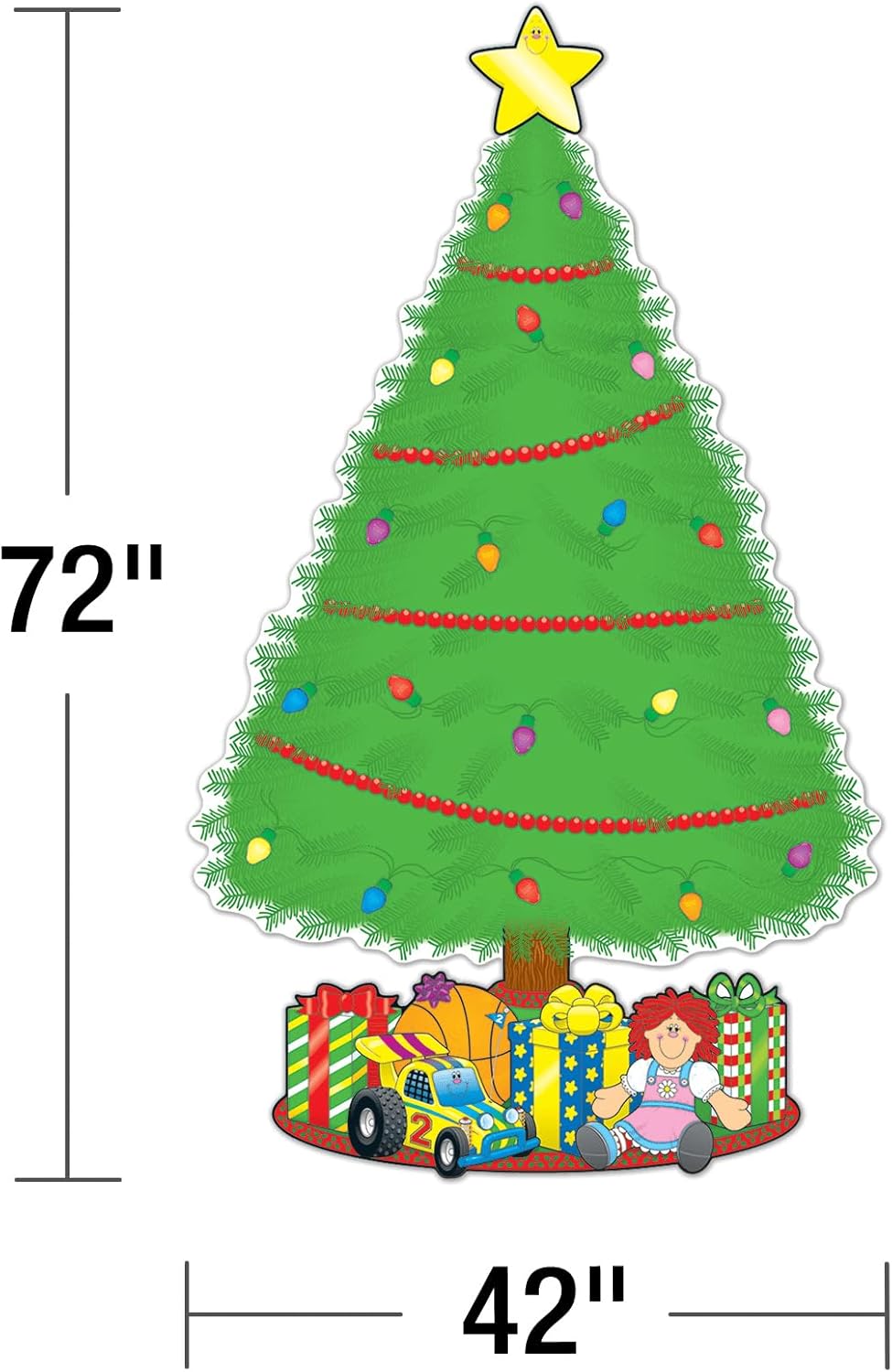 BIG CHRISTMAS TREE BULLETIN BOARD SET