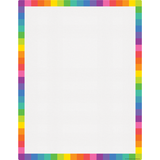 COLORFUL BLANK WRITE-ON/WIPE-OFF CHART