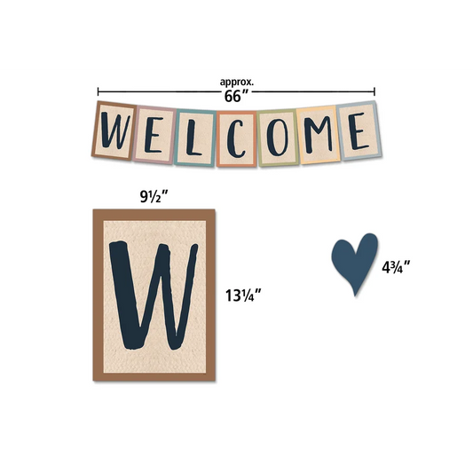 EVERYONE IS WELCOME WELCOME BULETIN BOARD 48PCS