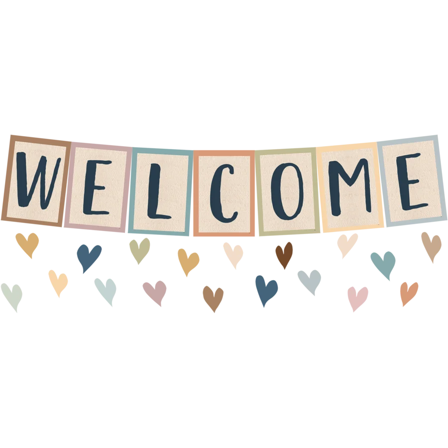 EVERYONE IS WELCOME WELCOME BULETIN BOARD 48PCS
