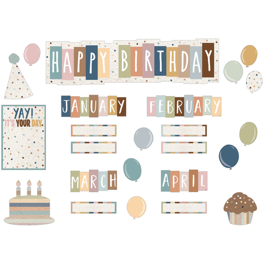 Everyone is Welcome Happy Birthday Mini Bulletin Board