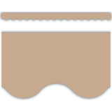 Light Brown Scalloped Border