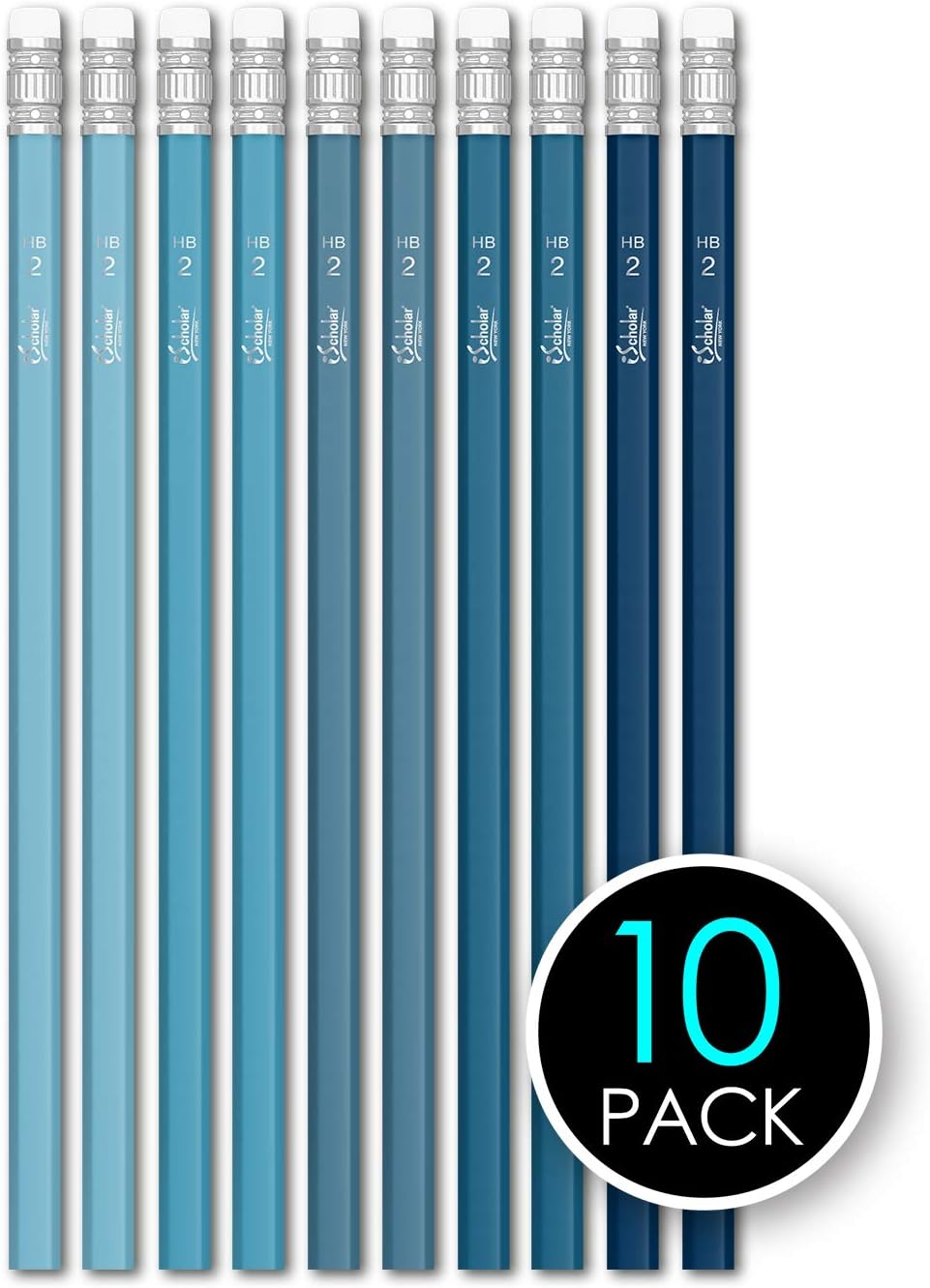 #2 HB Pencil Blue Colors