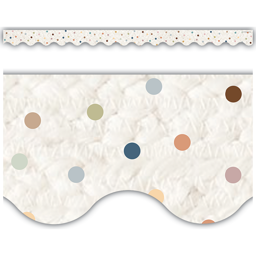 Everyone is Welcome Dots Border