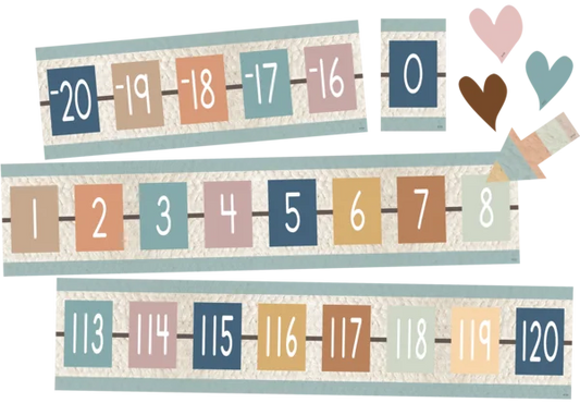 EVERYONE IS WELCOME NUMBER LINE BULLETIN BOARD