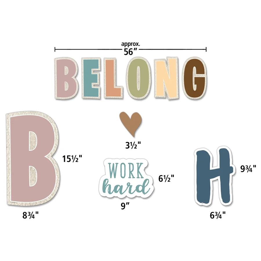 Everyone is Welcome You Belong Here Bulletin Board