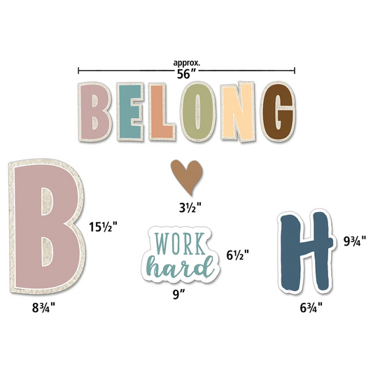 Everyone is Welcome You Belong Here Bulletin Board