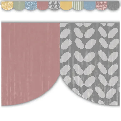 CLASSROOM COTTAGE SCALLOPED DIE-CUT BORDER TRIM