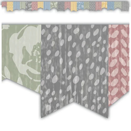 CLASSROOM COTTAGE PENNANTS DIE-CUT BORDER TRIM