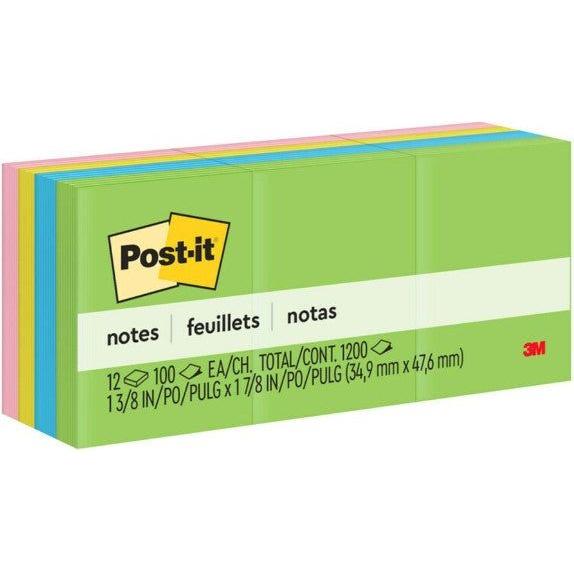M3 POST IT NOTE 1-1/2 X 2 ULTRA BRILLA(PQ.12