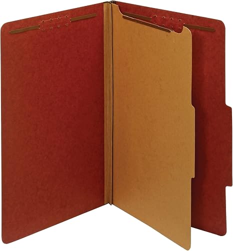 1 Partition Folder Legal Red