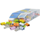 BINDER CLIP SMILE ASSORTED COLORS SMALL PQ.20