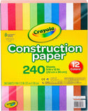 PAPEL CONSTRUCCION SURTIDO 240 HOJAS
