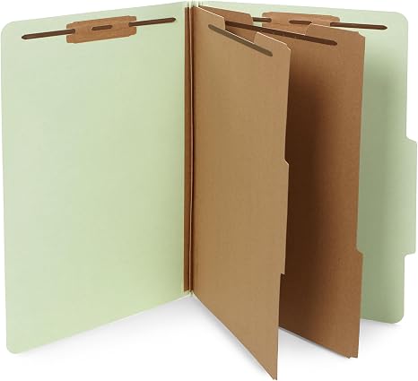 2 Partition Folder Legal Green