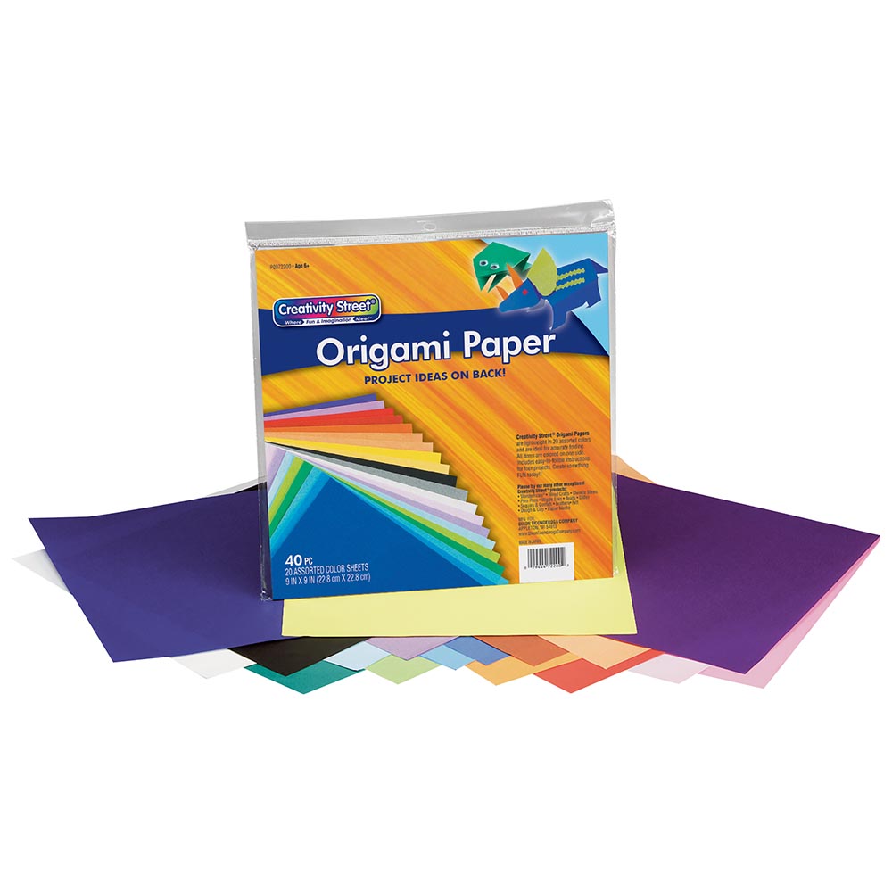 ORIGAMI 9" X 9" ASST 40 EA
