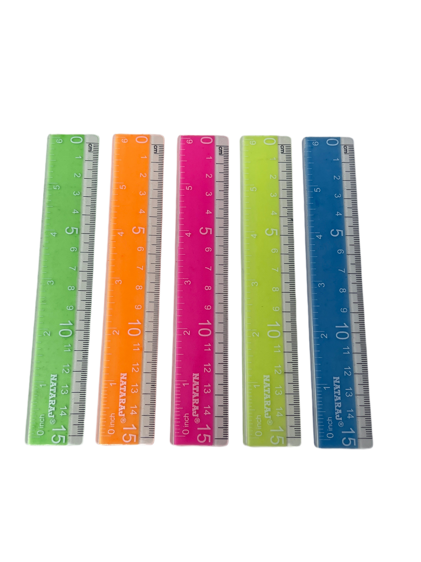 REGLA 6 PLASTICA COLOR NEON